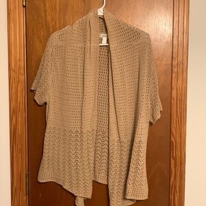 Crochet-type cardigan